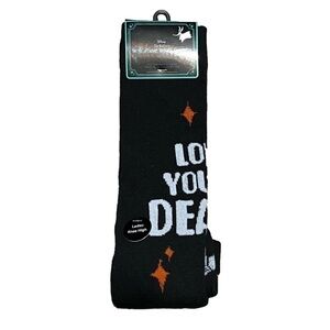 DISNEY Tim Burton Nightmare Before Christmas Jack & Sally Women’s Knee-Hi Socks